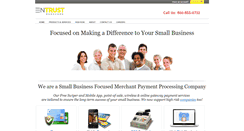 Desktop Screenshot of entrustbankcard.com